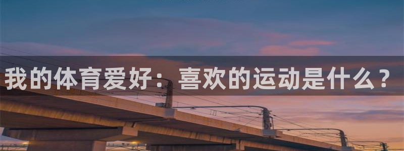 vsport体育官方正版app神州：我的体育爱好：喜
