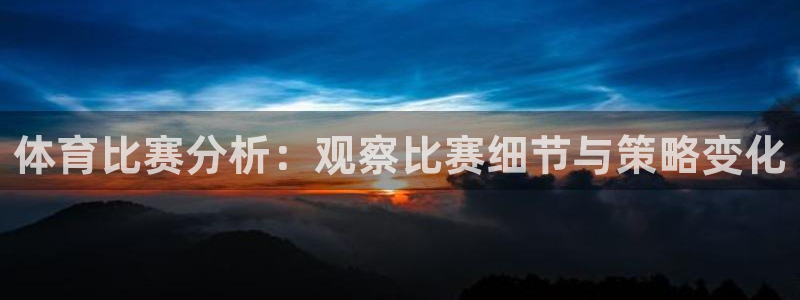 vsport体育官方集团官网：体育比赛分析：观察比赛细节与策